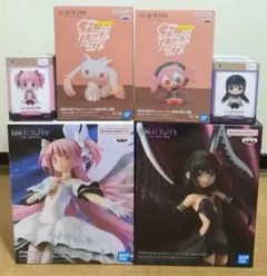まどかマギカ　フィギュア　まどか　ほむら　フラッフィー　おすわりフィギュア　6点
