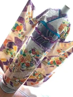 振袖フルセット アイボリー×マルチカラー 金彩 金駒刺繍