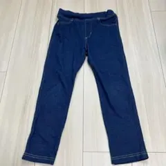 美品　西松屋　サイズ120 デニム風ストレッチパンツ