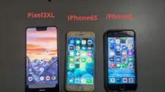 スマホ　3つ　iPhone Pixel