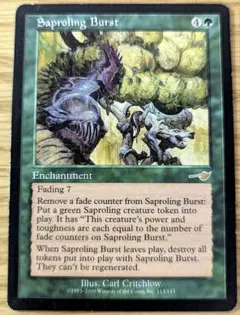 はじける子嚢　Saproling Burst ４枚　英語 MTG はじける子嚢 Saproling Burst 英語 4枚 - メルカリ