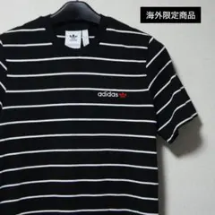 海外限定商品 アディダス  ボーダーTシャツ
