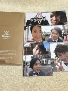 嵐 ファンクラブ会員記念品フォトフレーム 5×20フォトセット