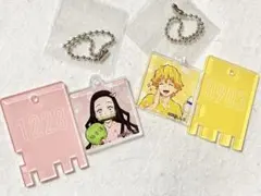 鬼滅の刃 極楽湯 2024 銭湯錠風キーホルダー 竈門禰豆子 我妻善逸②