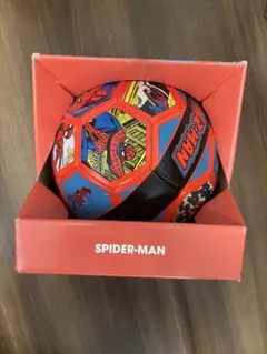新品未使用 marvelスパイダーマン ソフトサッカーボール5号球