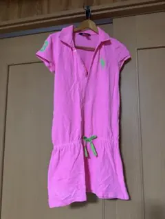 POLO Ralph Lauren ピンク ワンピース 150 訳有り　新品