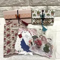 お得セット　NO.7 ハンドメイドお裾分けファイル＆蛇腹ファイル　3点セット