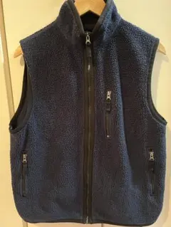 90s old gap フリースベスト ネイビー