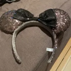 ディズニーリゾート ミッキー耳カチューシャ　スパンコール