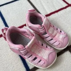 【IFMEイフミー】両ベルト 水陸両用サンダル シューズ15.0 ピンク