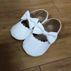 ホワイトリボン付きフォーマルシューズ サイズ3
