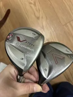 名器☆テーラーメイド☆V STEEL(2008) 3W&5W☆2本セット☆RE-AX V FW TOUR☆Ｘ☆税込