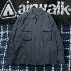y2k airwalk 長袖ジップアップシャツ ボックス丈 グラフチェックのサムネイル