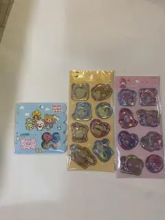 サンリオ ポムポムプリン　マイメロディ シール　リラックスおはじき　3点セット