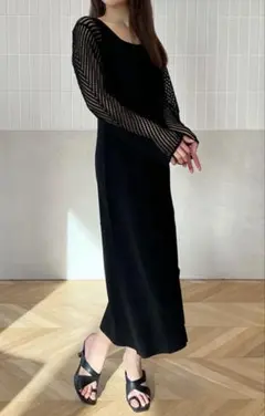 ANDMARY Lily knit long dress アンドマリー - メルカリ