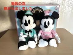 一番くじ　ディズニー　ミッキーマウス、ミニーマウスぬいぐるみ