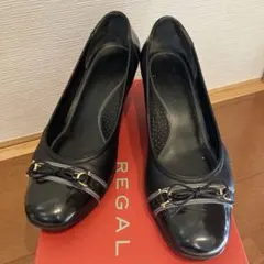 リーガル　パンプス　黒のサムネイル