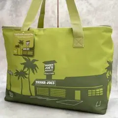新品タグ付✨トレーダージョーズ 保冷バッグ 大容量 エコバッグ オリーブグリーン