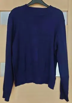 更に20%オフ　値下げ♪ネイビー 長袖 ニットセーター