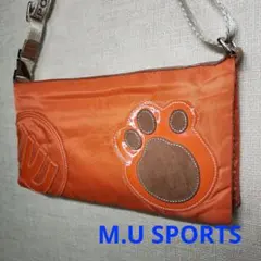 MU SPORT ミエコ ウエサコ スポーツ ショルダー付きバック 〈未使用〉★ MU SPORT ミエコ ウエサコ スポーツ ショルダー付きバック 〈未