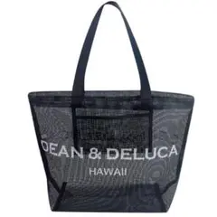 未使用　DEAN & DELUCA メッシュブラックトートバッグ　HAWAII