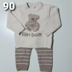 アプレレクール　セットアップ　くま柄　90サイズ