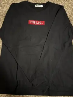 MILKFED. ブラック ロングTシャツ