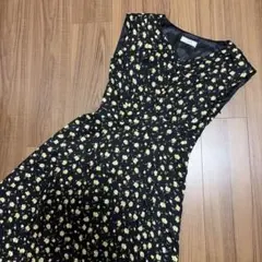 ノエラ　花柄　ロングワンピース　M