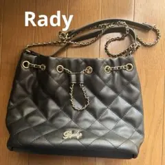 Rady ブラック ショルダーバッグ