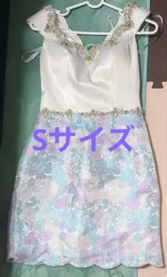 Angel R ビーズ装飾付きミニドレス S(お値引き可能)