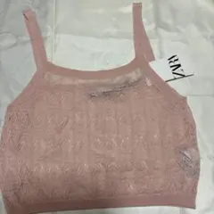 ザラ　クロップドニット　新品未使用タグ付き