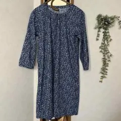 無印良品　MUJI ボタニカルチュニック　ワンピース　L 希少