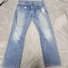 EDWIN 503R ダメージ加工 デニムパンツ　 31×33 Mサイズ　メンズ