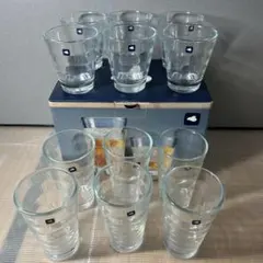 新品未使用　レオナルド　グラス2種類　LEONARDO 12個セット