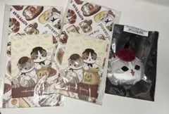 モフサンド　mofusand おかおバッジ　ポチ袋　ノベルティ　3点セット