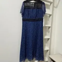 定価31,000円】ヤマダヤ シフォンレースワンピース ダークグリーン M 