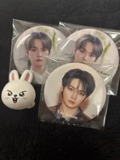 straykids リノ リービット 缶バッチ 指輪