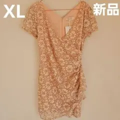 新品タグXL花柄レースナイトドレスジュエルズtikaデイジーストアキャバ