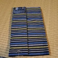 新品　綿 唐桟縞 反物　久能　綿１００％