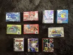 ポケモンゲームソフト型消しゴム　ゲームボーイアドバンス　ゲームボーイ