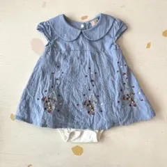 ロンパース 花柄 イチゴ柄 プティマイン petit main