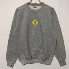ロコ ブランド古着 surfer x-ing 両面プリント 杢 トレーナー