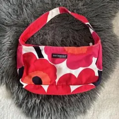 marimekko 花柄 ハンドバッグ　美品　ウニッコ
