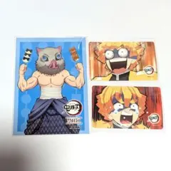 鬼滅の刃　ポストカード　ステッカー　嘴平伊之助　我妻善逸