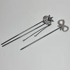 かんざし 2本セット 髪飾り ヘアアクセサリー