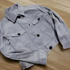 ☆未使用品☆ GU コーデュロイショートジャケット ラベンダー XS 綿100％