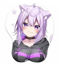 猫又おかゆ 60万人記念おっぱいマウスパッド - メルカリ
