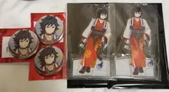 鬼滅の刃 干支 午年 冨岡義勇 アクリルスタンド2点　缶バッジ3点