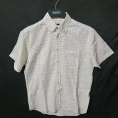 INED HOMME イネドオム　メンズ　半袖シャツ　チェック柄のサムネイル