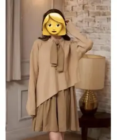 Darich シアーコンビニットワンピース